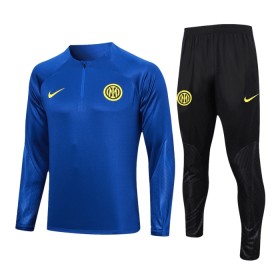 Inter Mediolan Treningowa 2023-24 Niebieski Kvarts-Dragkedja